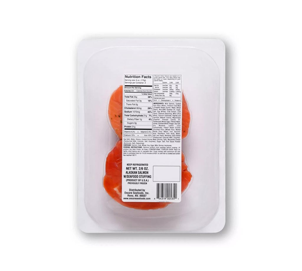 Encore Seafoods Stuffed Alaskan Salmon - Imagen 2